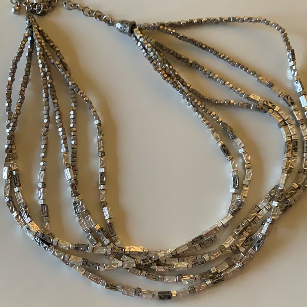 Chico’s Beautiful Multi Strand Statement Necklace - image 2